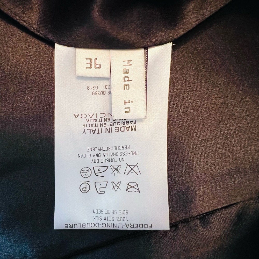 Vintage Balenciaga wool mini skirt in perfect condition size 36 - Picture 9 of 10
